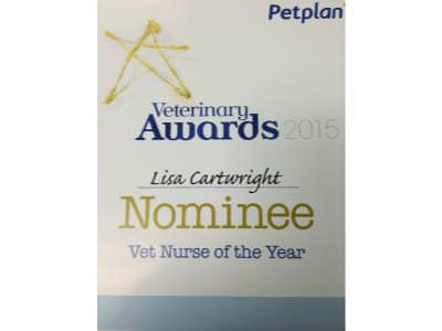 Viking Vets nominated for Petplan Awards.