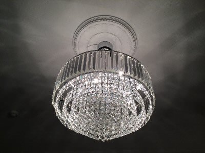 Not your normal reception lights, but thanks to donation we have splashed out some sparkly lights